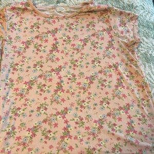 Gently worn girls floral top